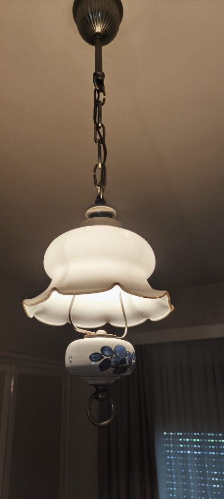 Lusters, Huis en Inrichting, Ophalen, Gebruikt, Glas, Antiek