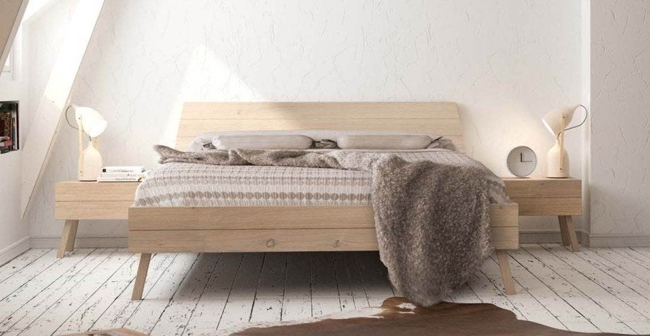Karel Mintjens design bed met 2 nachtkastjes, Enlèvement
