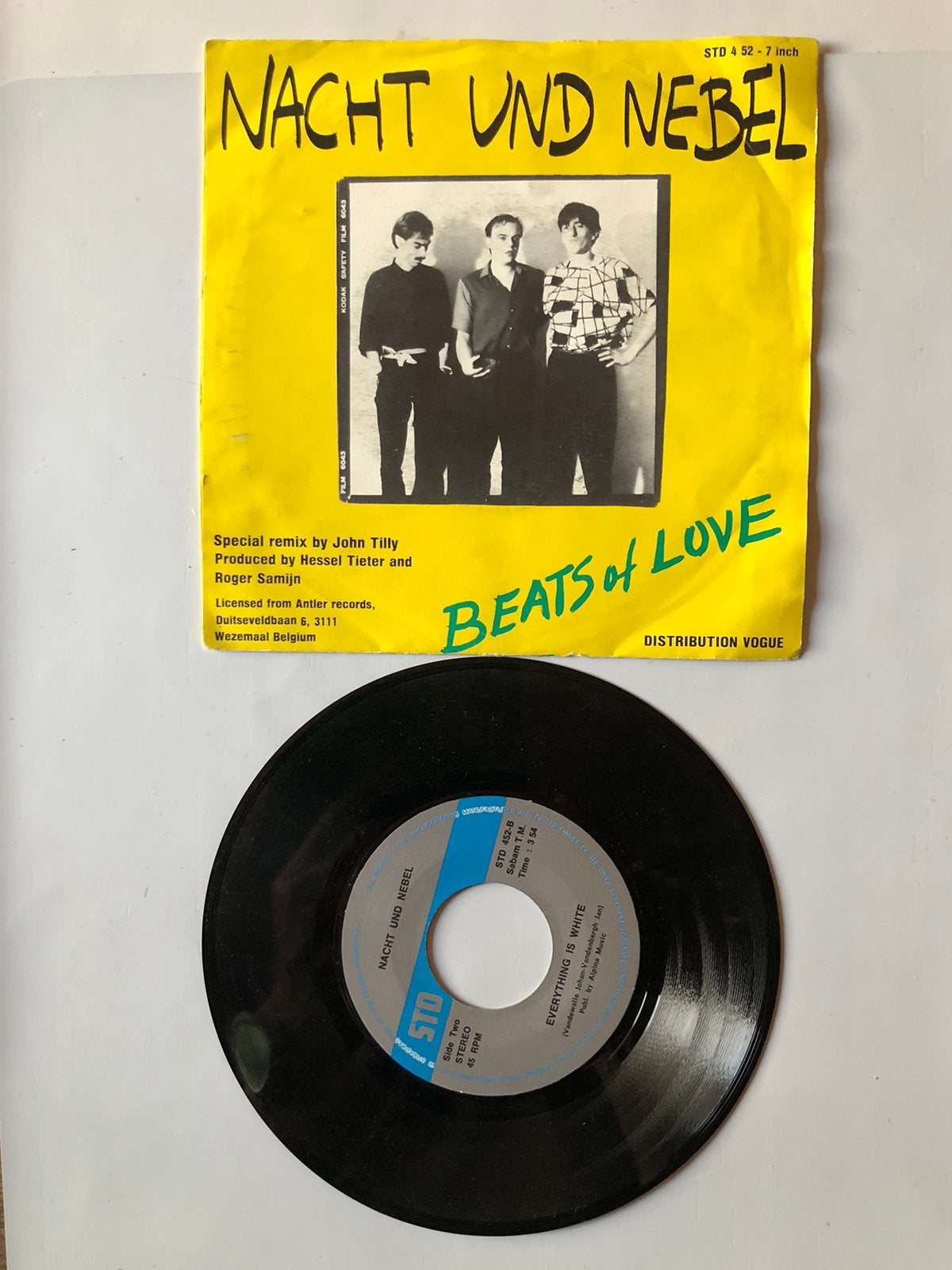 Nacht und Nebel: beats of love ( belpop; 1984), Cd's en Dvd's, Verzenden, Zo goed als nieuw