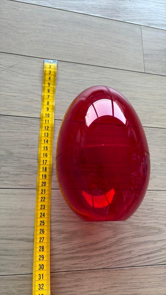 Boîte de rangement pour œufs rouge/boîte à bonbons, Enlèvement ou Envoi, Comme neuf, Synthétique