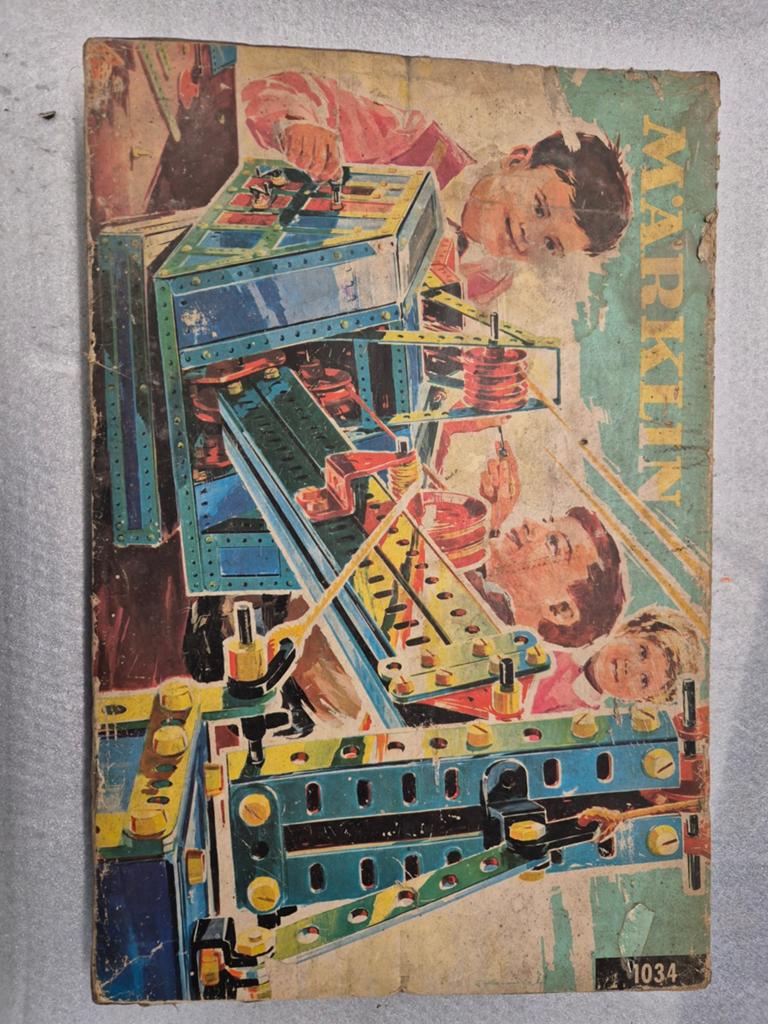 Marklin metaal bouwdoos 1014 en 1034, Antiek en Kunst, Ophalen