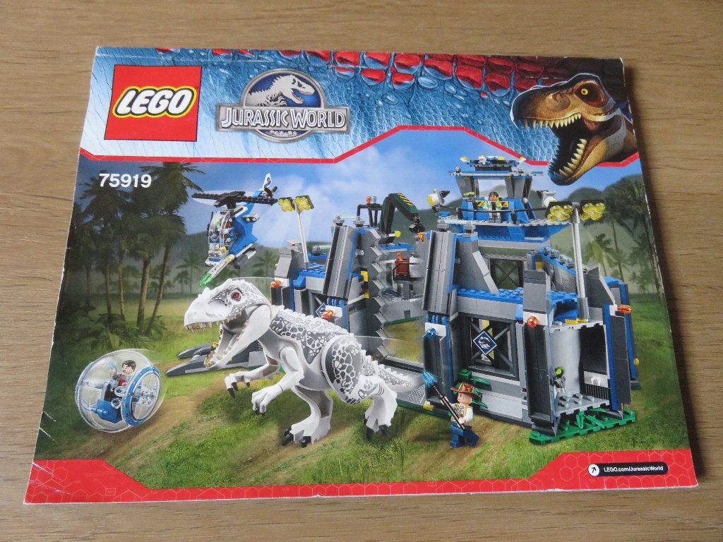 Lego 75919 - Indominus Rex Breakout , Jurassic World, Gebruikt, Jurassic World, Lego, Ophalen of Verzenden