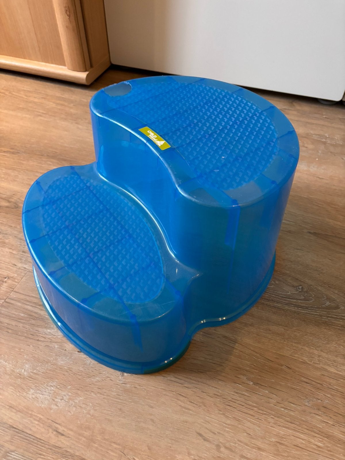 Blauw kinder opstapje/trapje, Kinderen en Baby's, Ophalen, Gebruikt