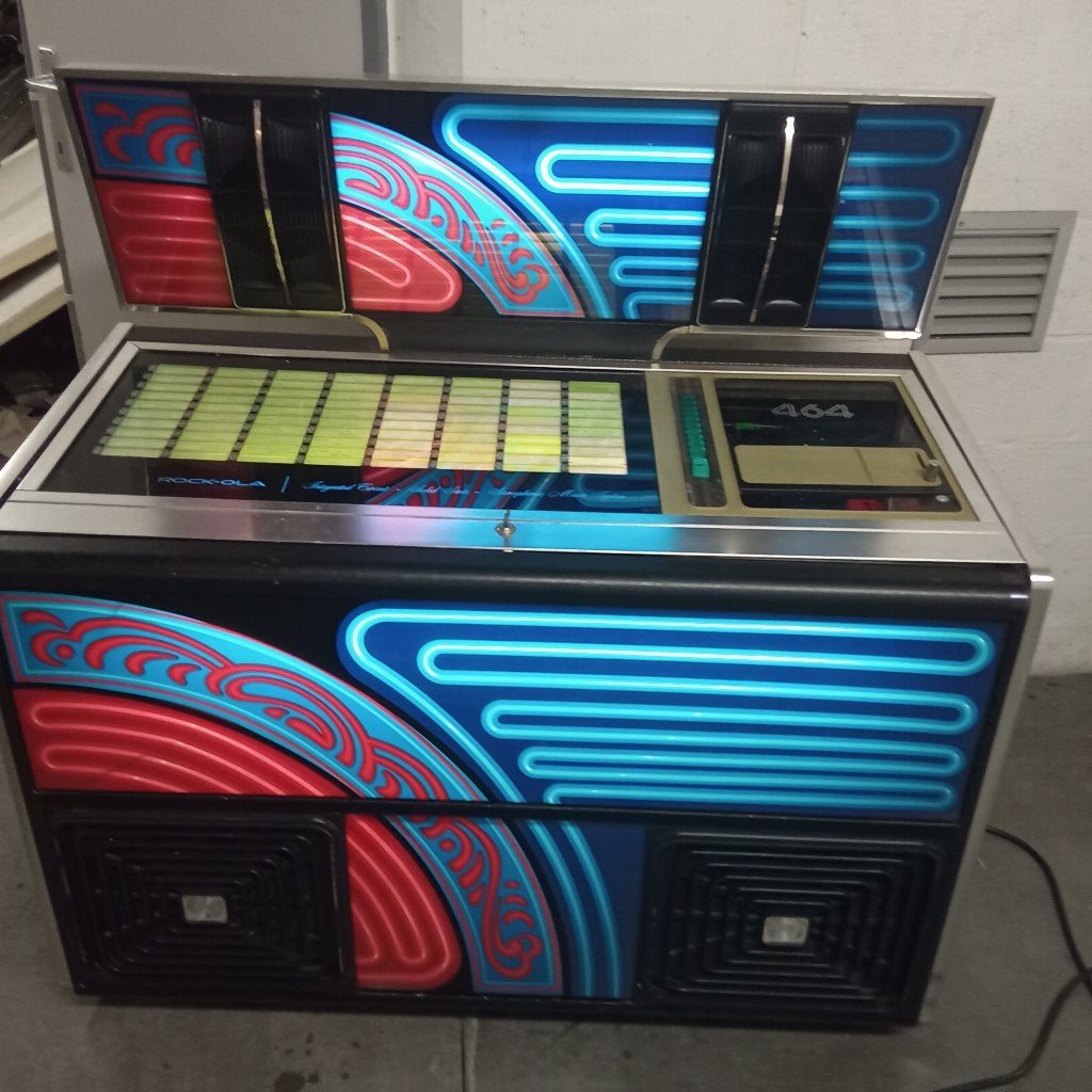 Jukebox Rock-Ola 464, Collections, Machines | Jukebox, Avec singles, Rock Ola, Enlèvement, Utilisé