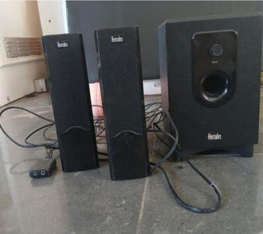 Hercules speakers, Audio, Tv en Foto, Luidsprekerboxen, Ophalen, Gebruikt, Overige typen, Overige merken