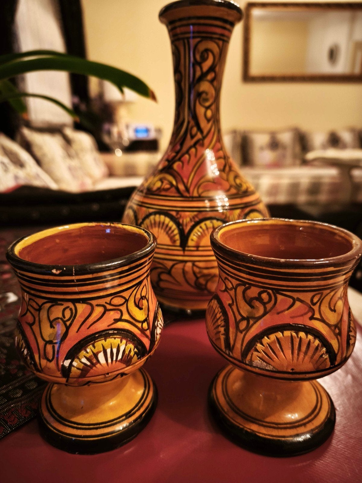 Cruche a eau + 2 tasses, Enlèvement