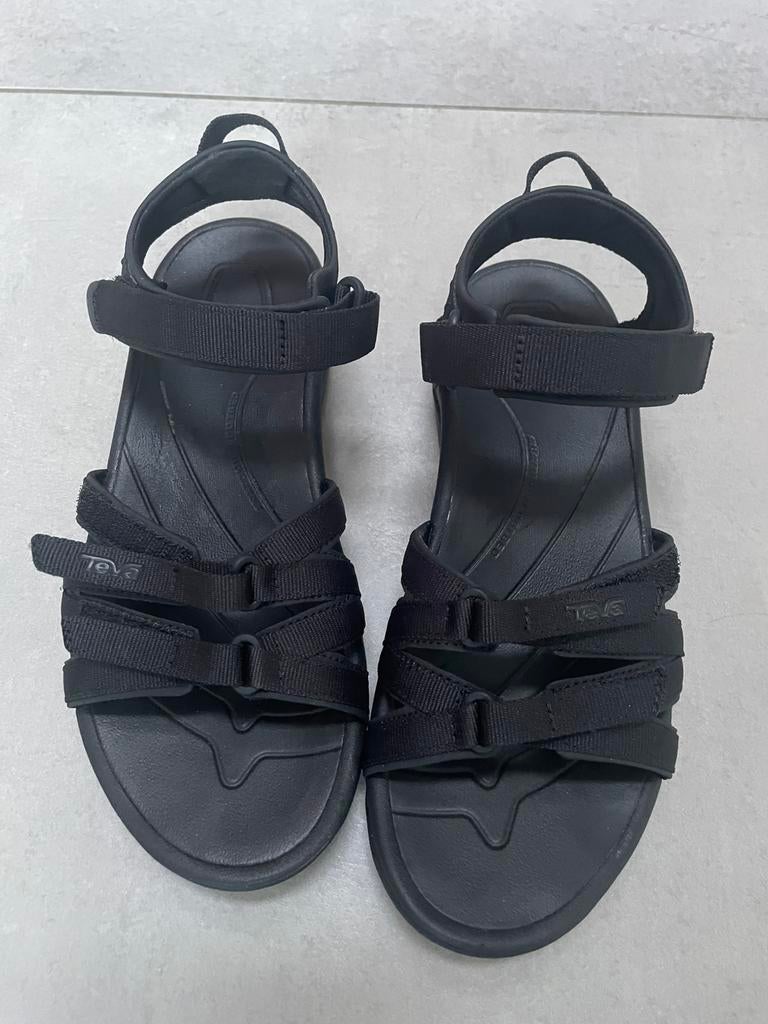 Teva W Tirra - zwart - maat 40 - voor dames, Kleding | Dames, Schoenen, Ophalen, Zwart, Sandalen of Muiltjes, Zo goed als nieuw