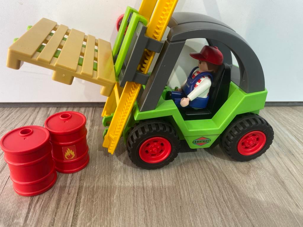 Playmobil heftruck stuur ontbreekt 7424, Ophalen of Verzenden, Zo goed als nieuw