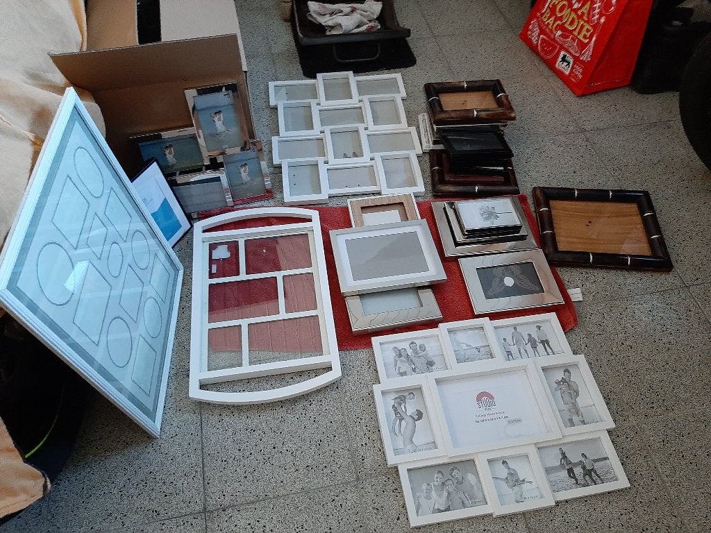 Fotokaders groot en klein 20 stuk, Enlèvement, Bois