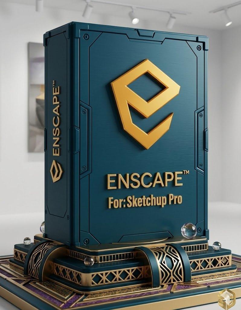 Enscape voor Sketchup Pro ,Rhino, Archicad, Revit, Computers en Software, Ontwerp- en Bewerkingssoftware, Ophalen, Nieuw, Windows