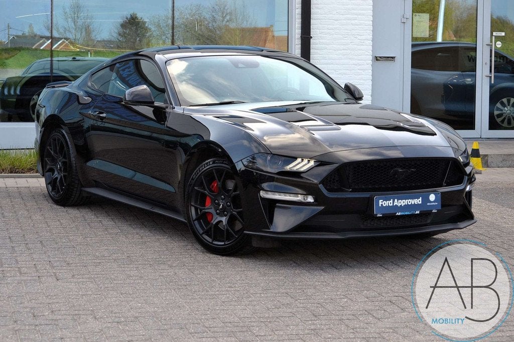 Ford Mustang 2.3i EcoBoost *Black Pack*, Autos, Cuir, Achat, Euro 6, Entreprise