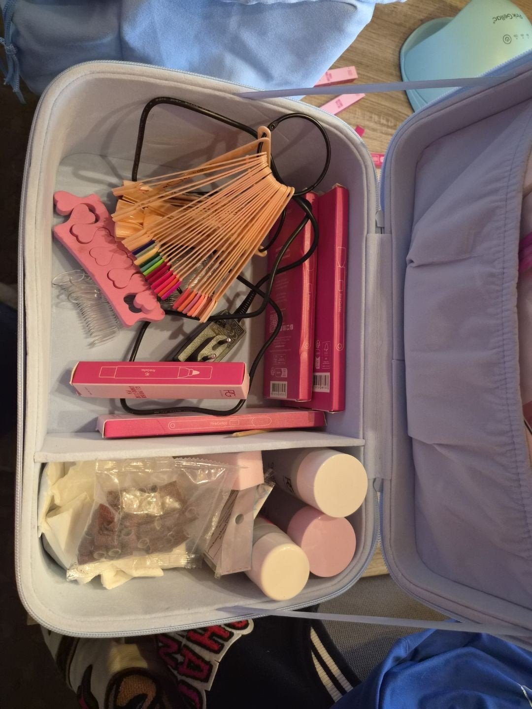 pink gellac en meer, Ophalen