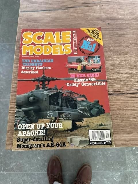 scale models magazine december 192 Apache, Ophalen of Verzenden, 1980 tot heden, Tijdschrift
