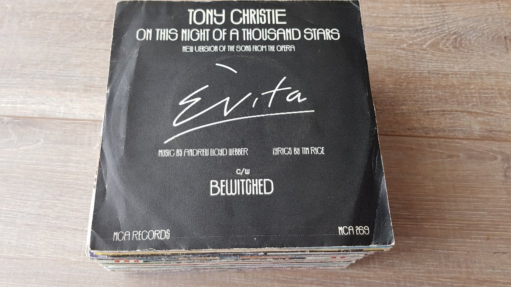 7" Tony Christie - On this night of a thousand stars, Enlèvement ou Envoi, Utilisé, 7 inch, Pop