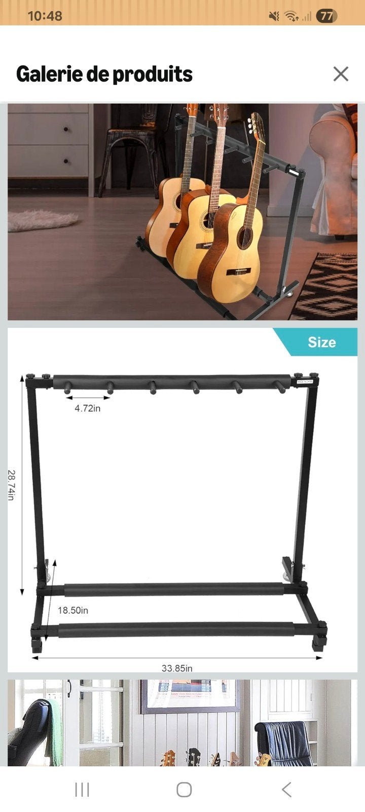 Support pour guitare, Musique & Instruments