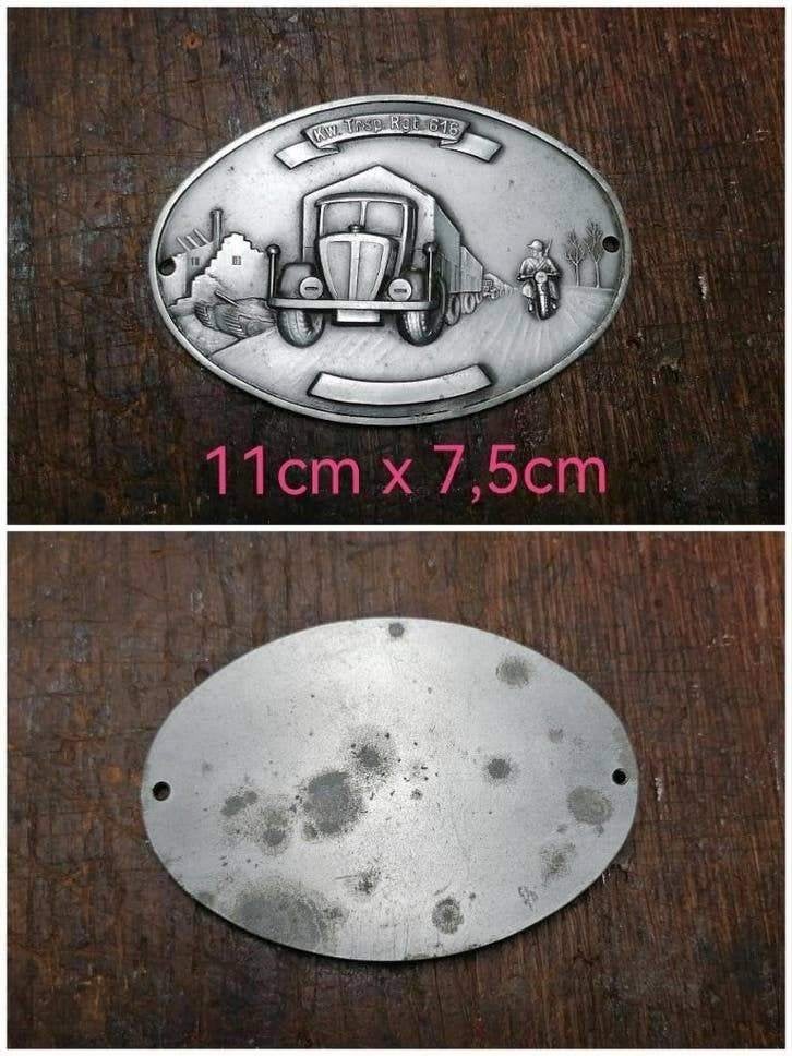 Plaque insigne militaire Allemand WW2 troupe motorisée, Envoi, Armée de terre, Ruban, Médaille ou Ailes