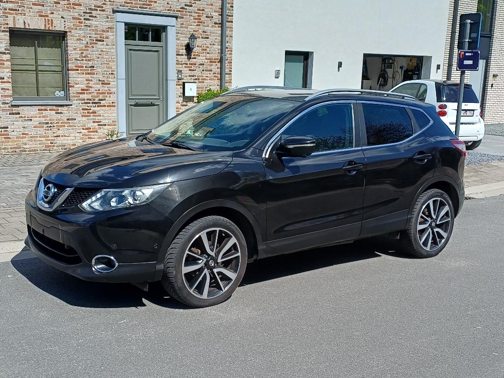 Nissan qashqai, Auto's, Nissan, Voorwielaandrijving, Zwart, Leder, Particulier