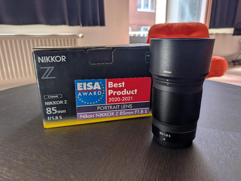 Nikkor Z 85mm f/1.8 S, Ophalen of Verzenden, Zo goed als nieuw, Standaardlens