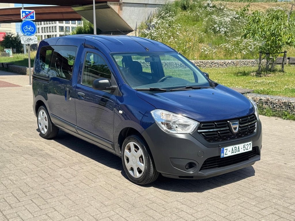 Dacia Dokker | Benzine | Euro 6c | 5-Zit, Auto's, Dacia, Stof, Euro 6, Blauw, Bedrijf