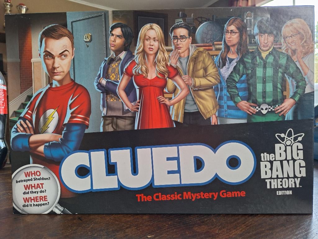 CLUEDO THE BIG BANG THEORY EDITION en anglais, Hobby & Loisirs créatifs, Jeux de société | Jeux de plateau, Comme neuf, Trois ou quatre joueurs