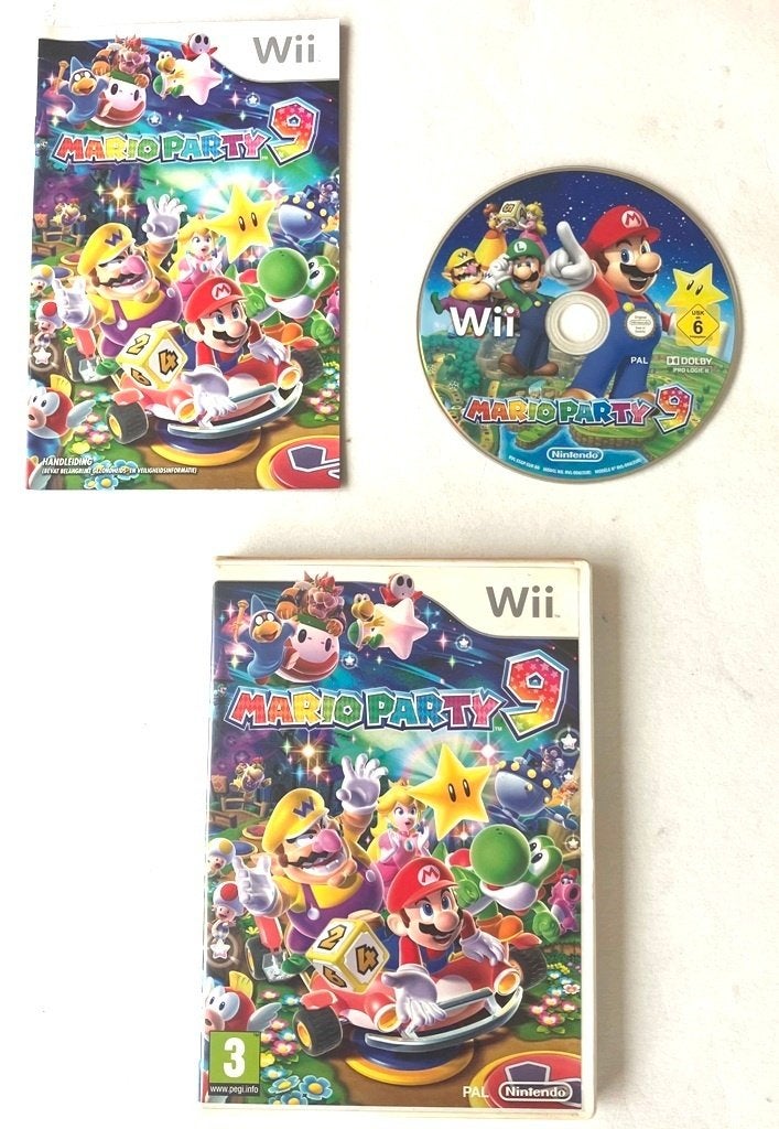 Mario Party 9 (Wii)., Games en Spelcomputers, Games | Nintendo Wii, Ophalen of Verzenden, Gebruikt