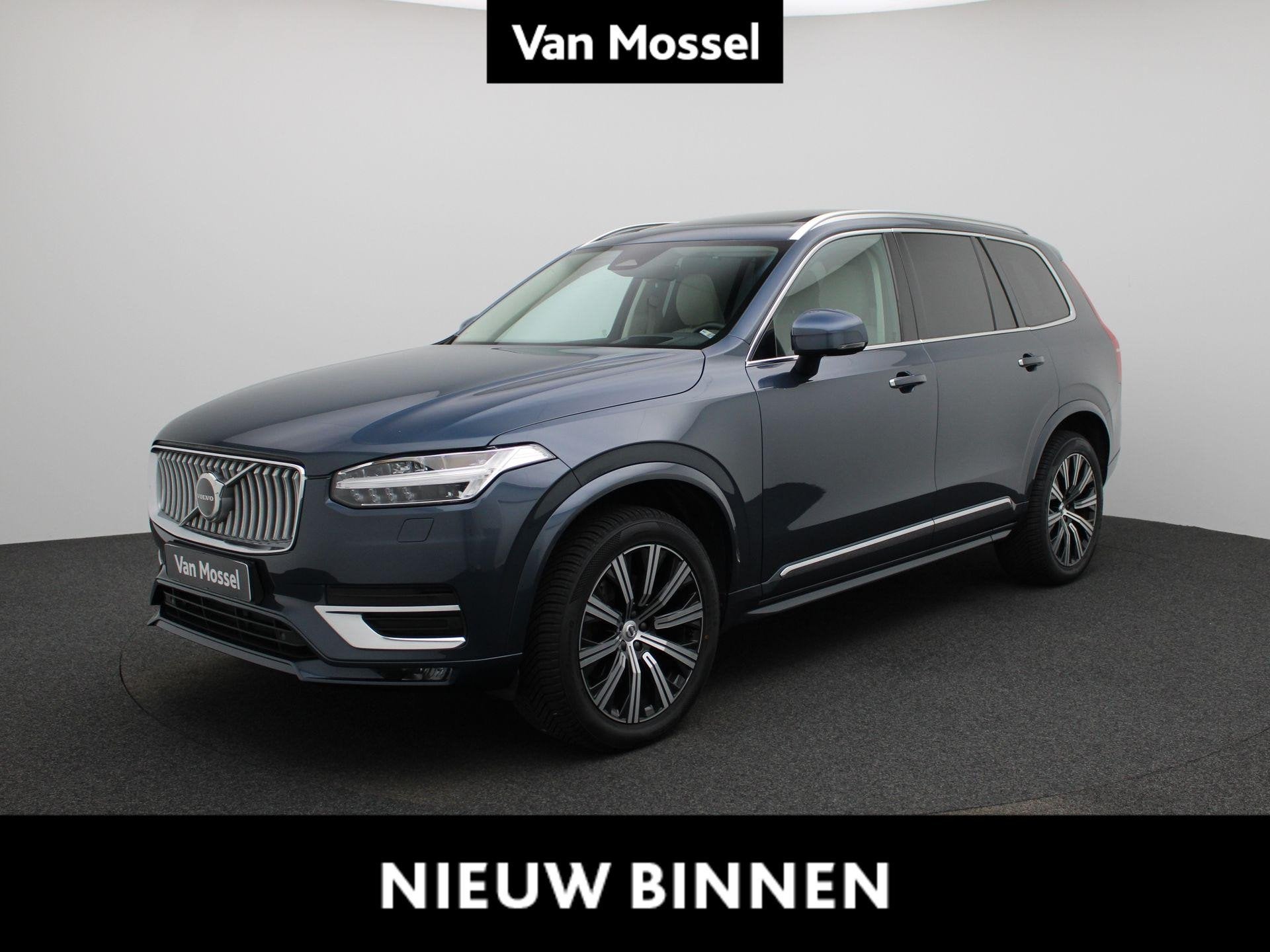 Volvo XC90 2.0 B5 D 4WD Ultimate Bright Aut., Auto's, Stof, Gebruikt, 4 cilinders, Blauw