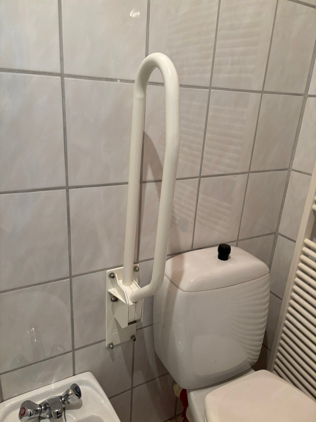 Inklapbare toiletbeugel, Ophalen, Zo goed als nieuw