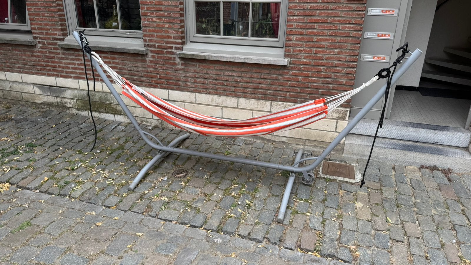 Hangmat merk Ikea, Tuin en Terras, Hangmatten, Ophalen, Gebruikt, Met standaard, Eenpersoons