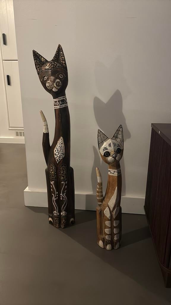 Decoratie katten, Ophalen, Zo goed als nieuw
