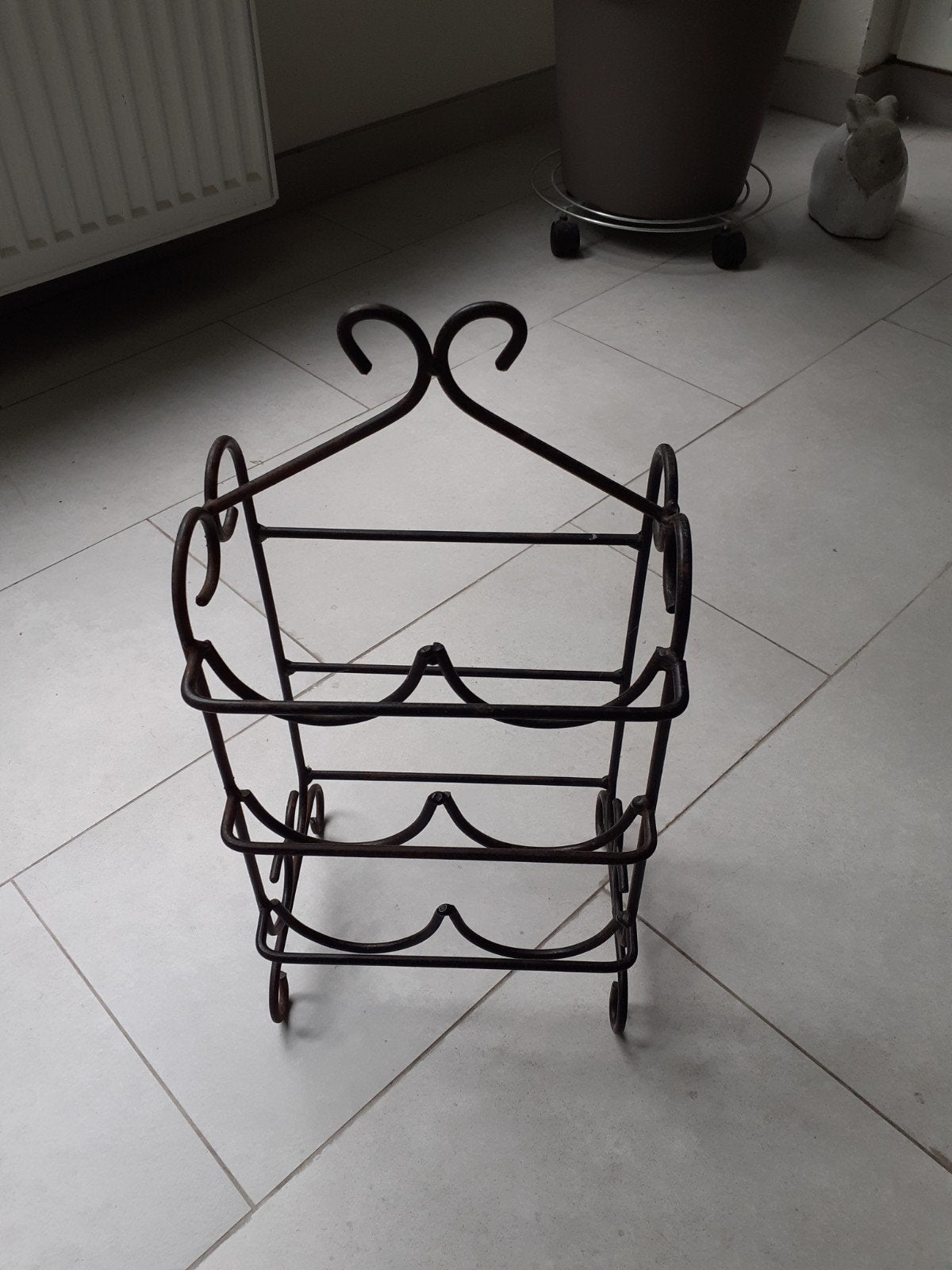 Porte bouteilles vin, Maison & Meubles, Accessoires pour la Maison | Porte-bouteilles, Enlèvement, Comme neuf, Métal, 50 à 75 cm