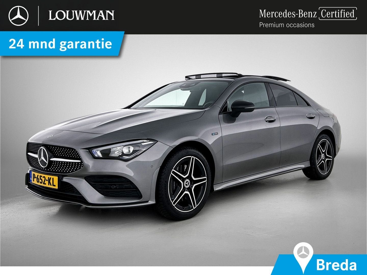 Mercedes-Benz CLA 250 e AMG Plug-In Hybride AMG Line | Night, Auto's, CLA, Zwart, 15 kWh, Hybride Elektrisch/Benzine