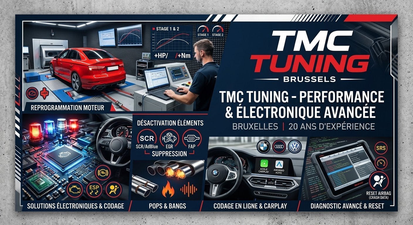 TUNING DIAGNOSTIC REPROGRAMMATION CARPLAY, Enlèvement