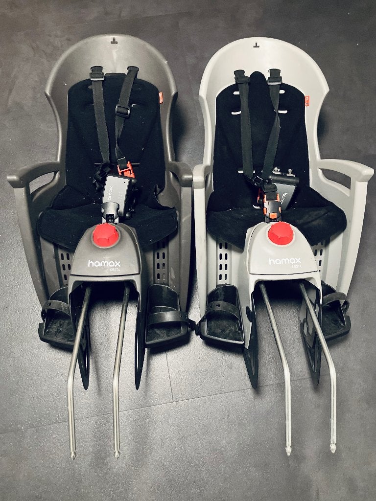 Fietsstoeltjes Hamax Siesta (2 stuks), Vélos & Vélomoteurs, Accessoires vélo | Sièges de vélo, Repose-pieds, 15 à 25 kg, Enlèvement
