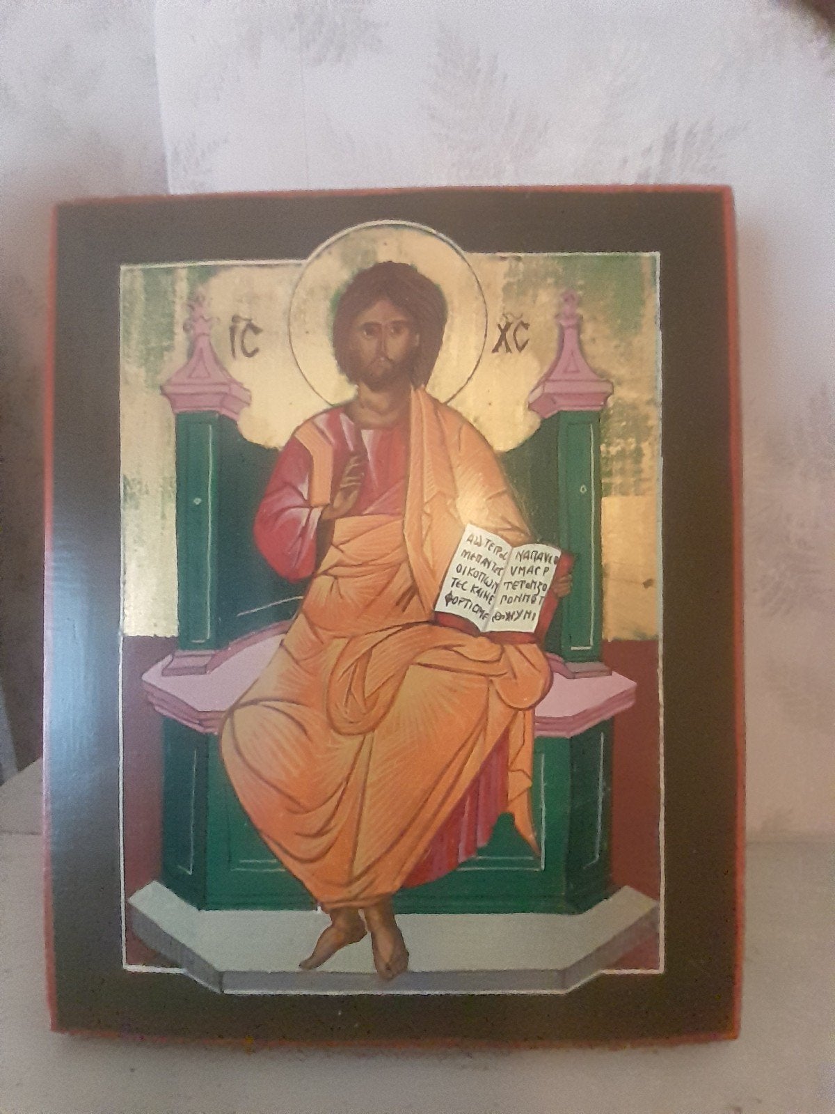Tronende Christus, Ophalen