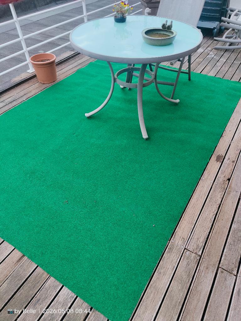 KUNSTGRAS TAPIJT VOOR TERRAS - RESTOVERSCHOT 2X1.2m, Tuin en Terras, Ophalen, Nieuw