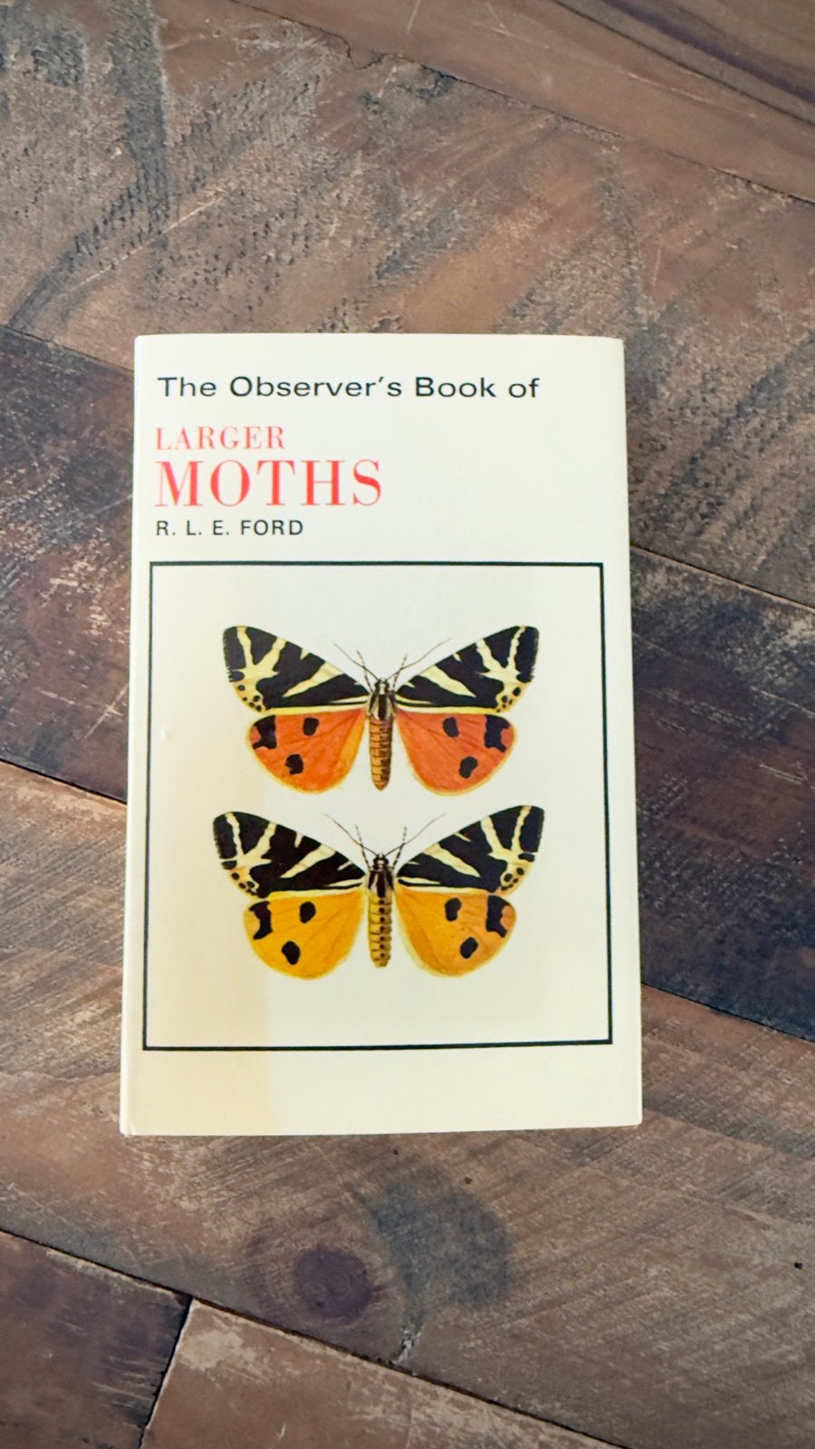 Vintage boek : The Observer’s Book of Larger Moths, Boeken, Natuur, Zo goed als nieuw, Ophalen of Verzenden