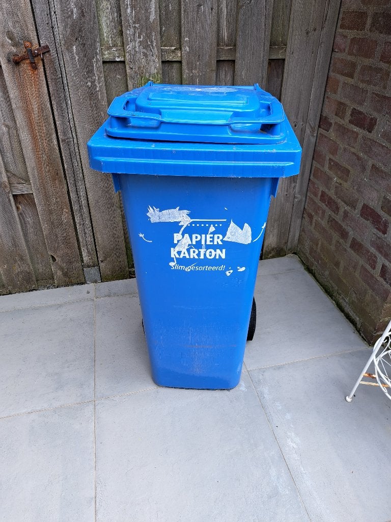 afvalcontainer voor papier ( blauw), Doe-het-zelf en Bouw, Ophalen