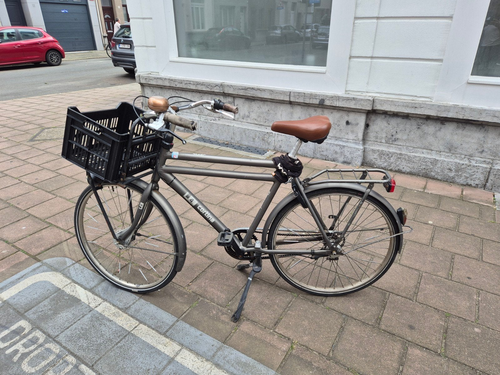 Cortina U4 Transportfiets (3 versnellingen), Fietsen en Brommers, Gebruikt, Versnellingen, Schijfrem, Ophalen