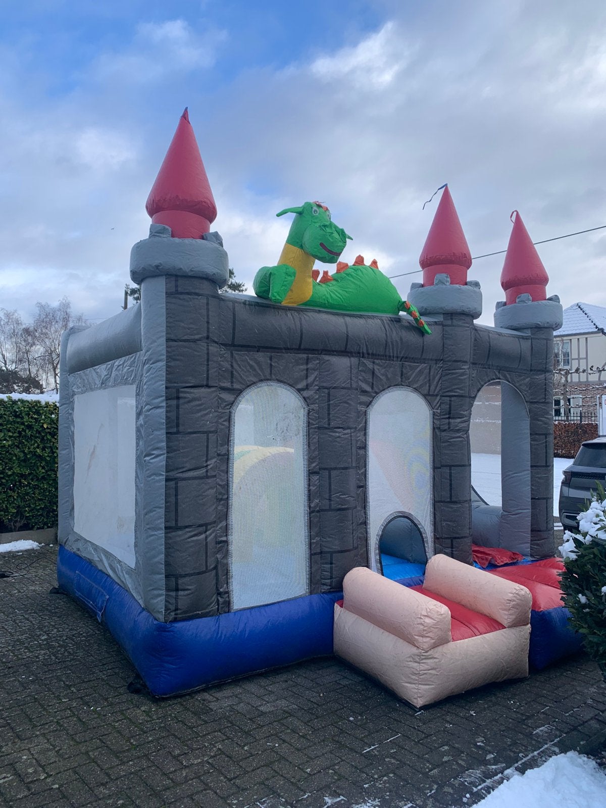 Sprinkasteel kasteel met draakje, Enlèvement, Utilisé