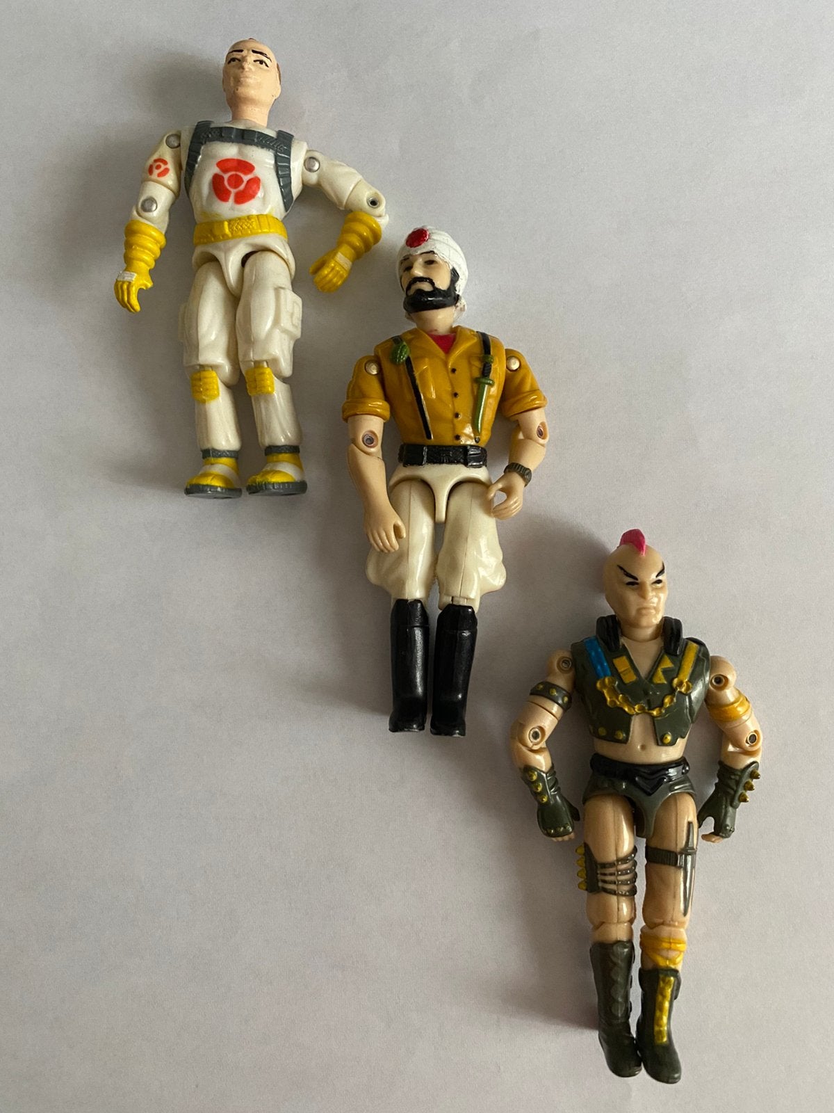 3 actiefiguren van The Corps - Lanard - vintage, Ophalen of Verzenden, Zo goed als nieuw