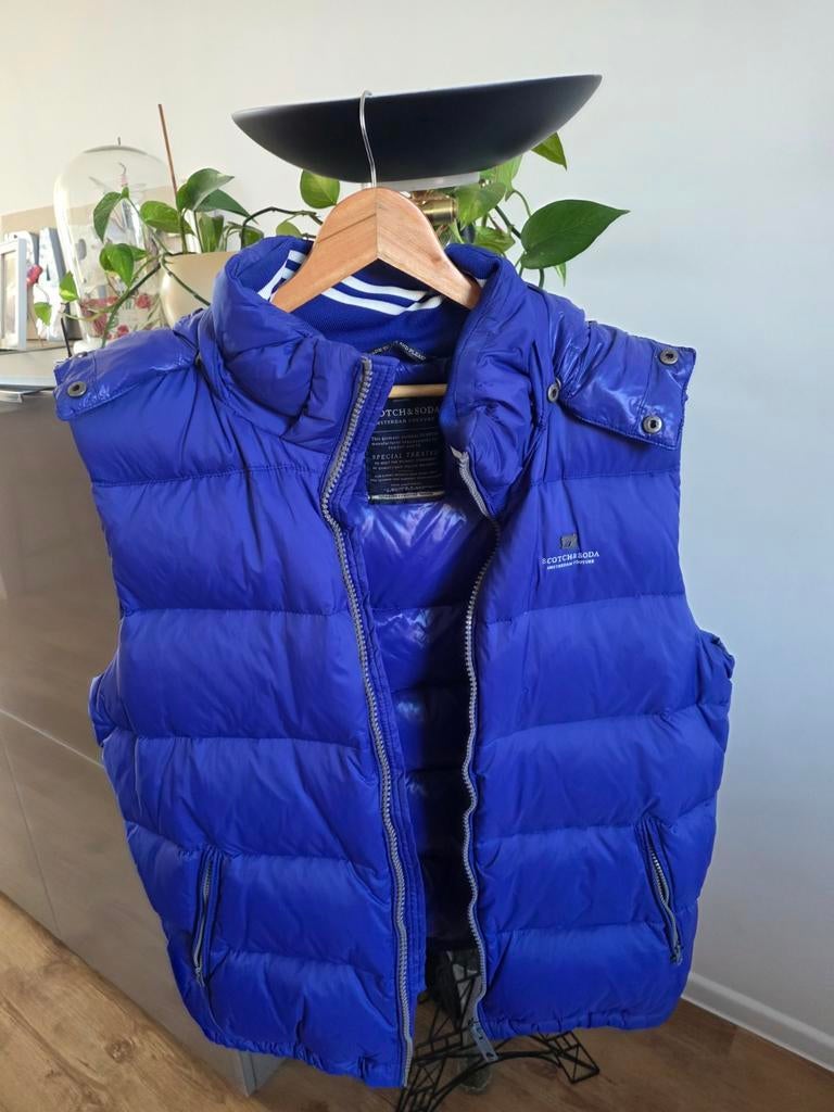 Mouwloze jas van Scotch & Soda, Blauw, Nieuw, Overige maten, Ophalen of Verzenden