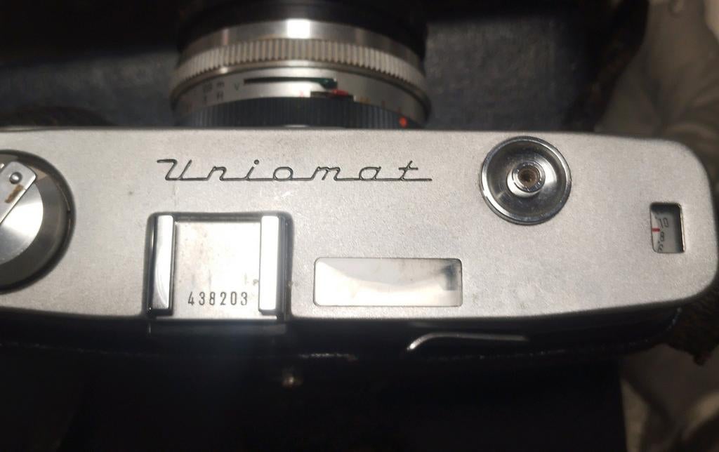 Minolta uniomat met rokkor lens 45 mm 1: 2.8, Ophalen of Verzenden