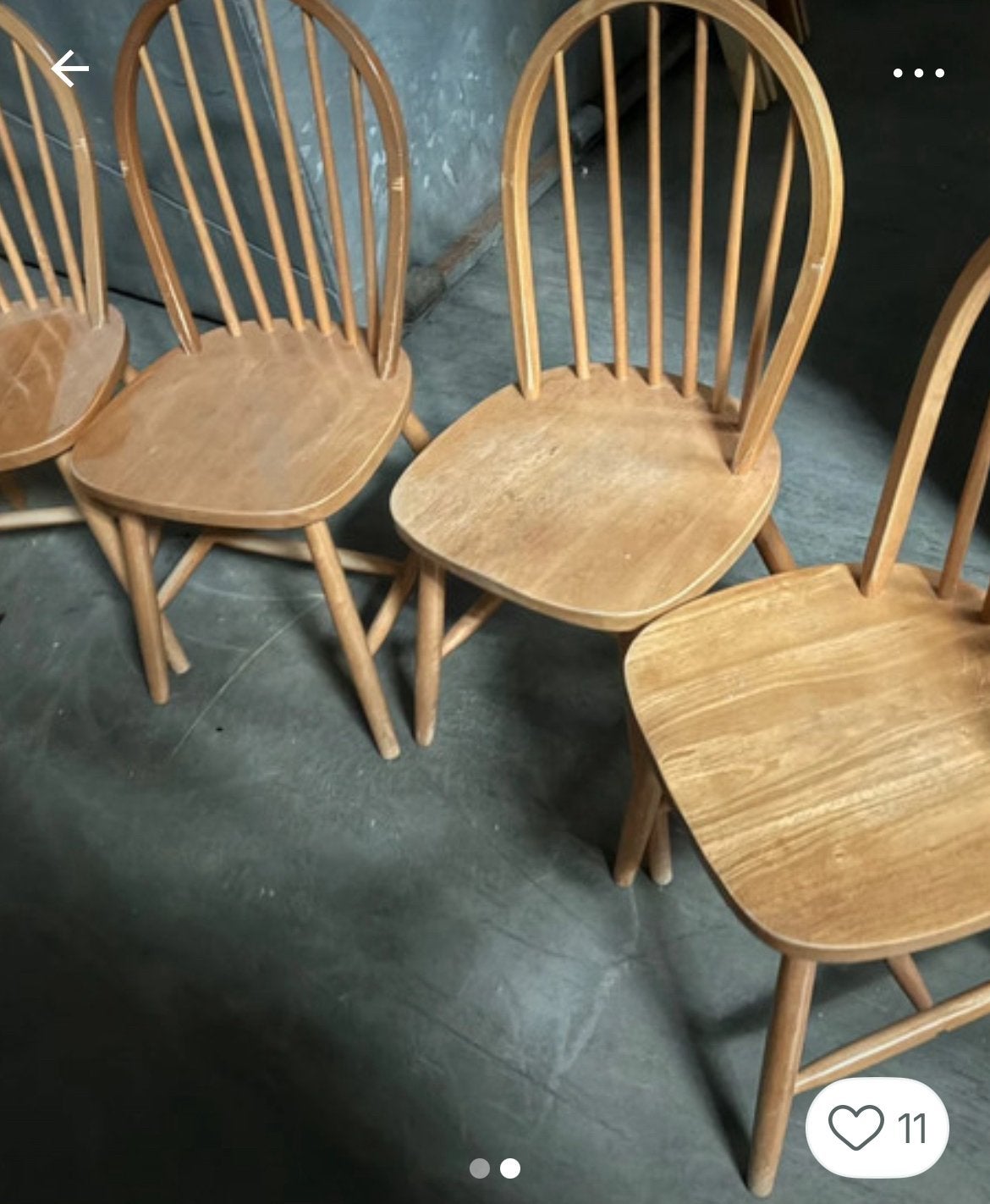Stoelen hout, Huis en Inrichting, Stoelen, Ophalen, Gebruikt, Hout, Vier