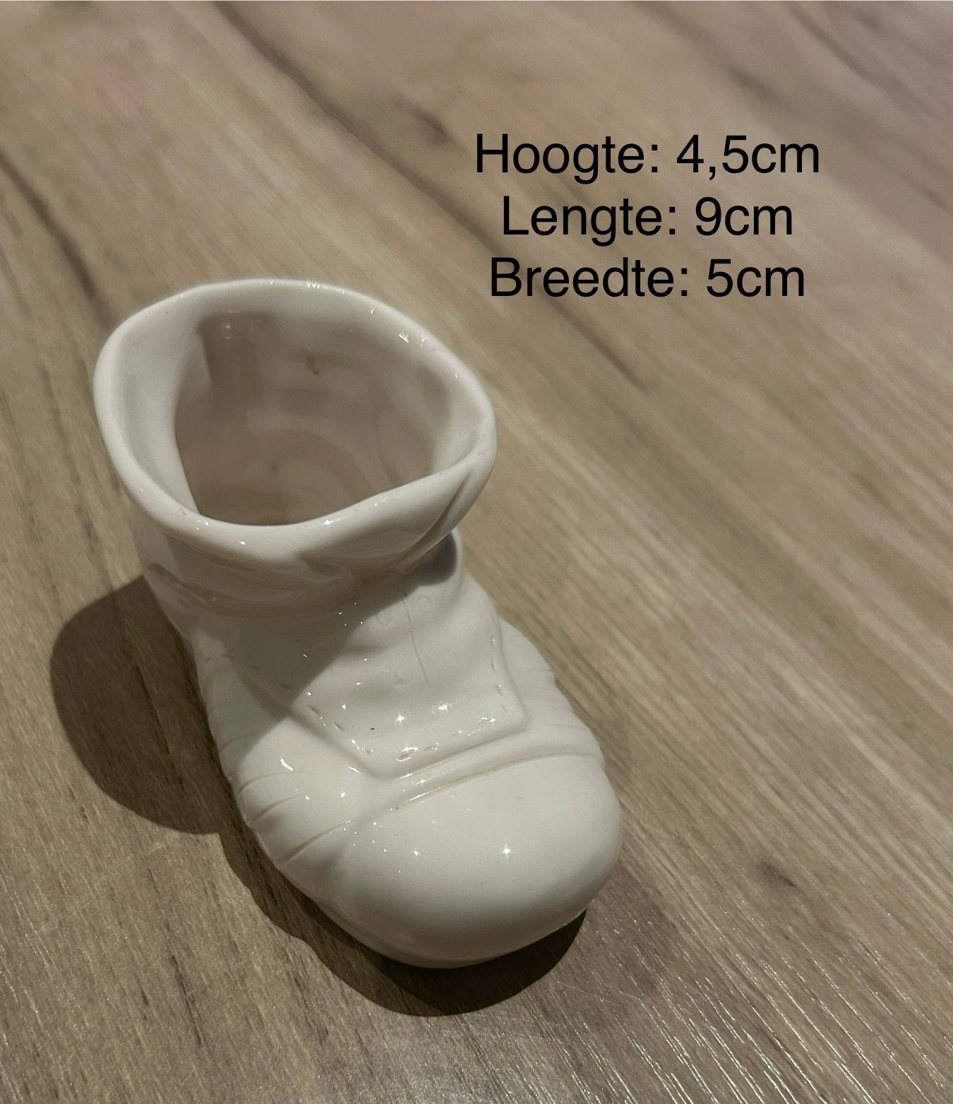 Beeldje witte laars, Ophalen of Verzenden, Zo goed als nieuw
