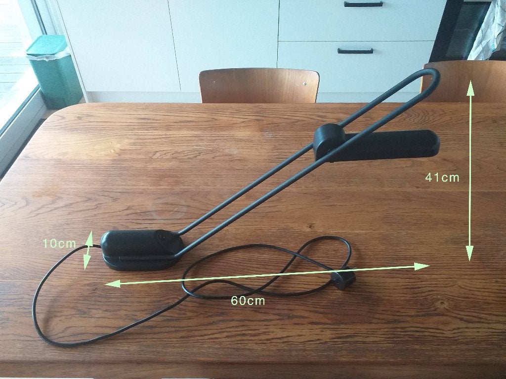 Lampe Eleusi - Carlo Vietri, Maison & Meubles, 41 cm, Lampe de bureau, Utilisé, Avec interrupteur