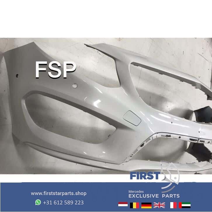 W176 A45 AMG Voorbumper Pre Facelift Mercedes A Klasse wit, Gebruikt, -, Voor, Ophalen of Verzenden