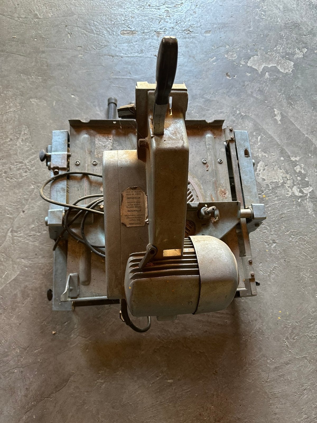 Zaagmachine, Ophalen, Gebruikt