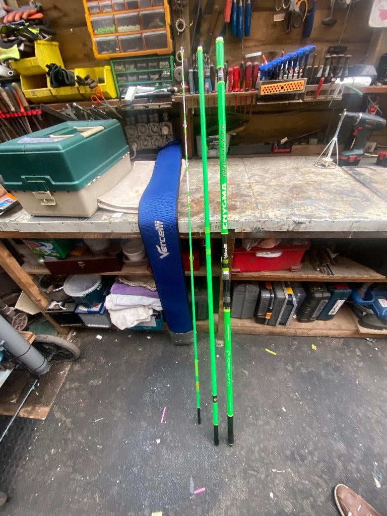 te koop zeevismateriaal, Ophalen, Gebruikt, Werphengel