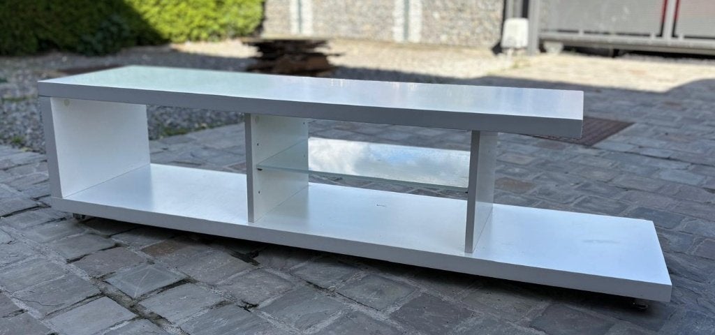 Meuble TV, Maison & Meubles, 25 à 50 cm, Moins de 100 cm, Comme neuf, Enlèvement