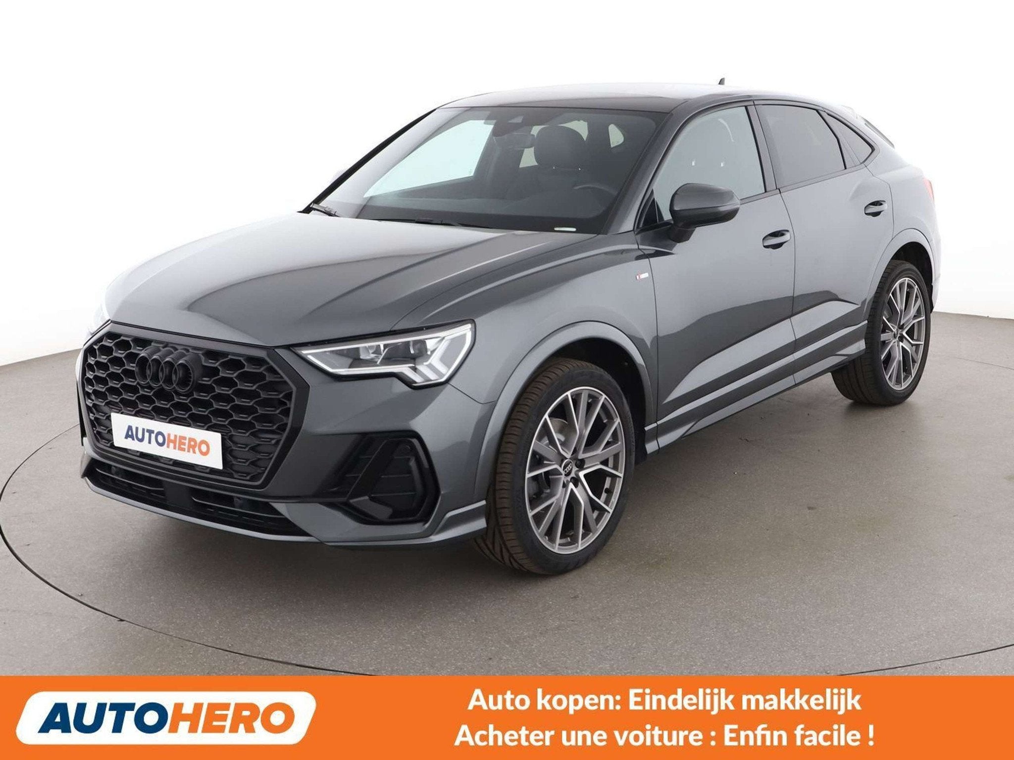 Audi Q3 35 TDI S line (année de construction 2022), Autos, Audi, Argent ou Gris, Achat, Détection des panneaux routiers, 5 portes